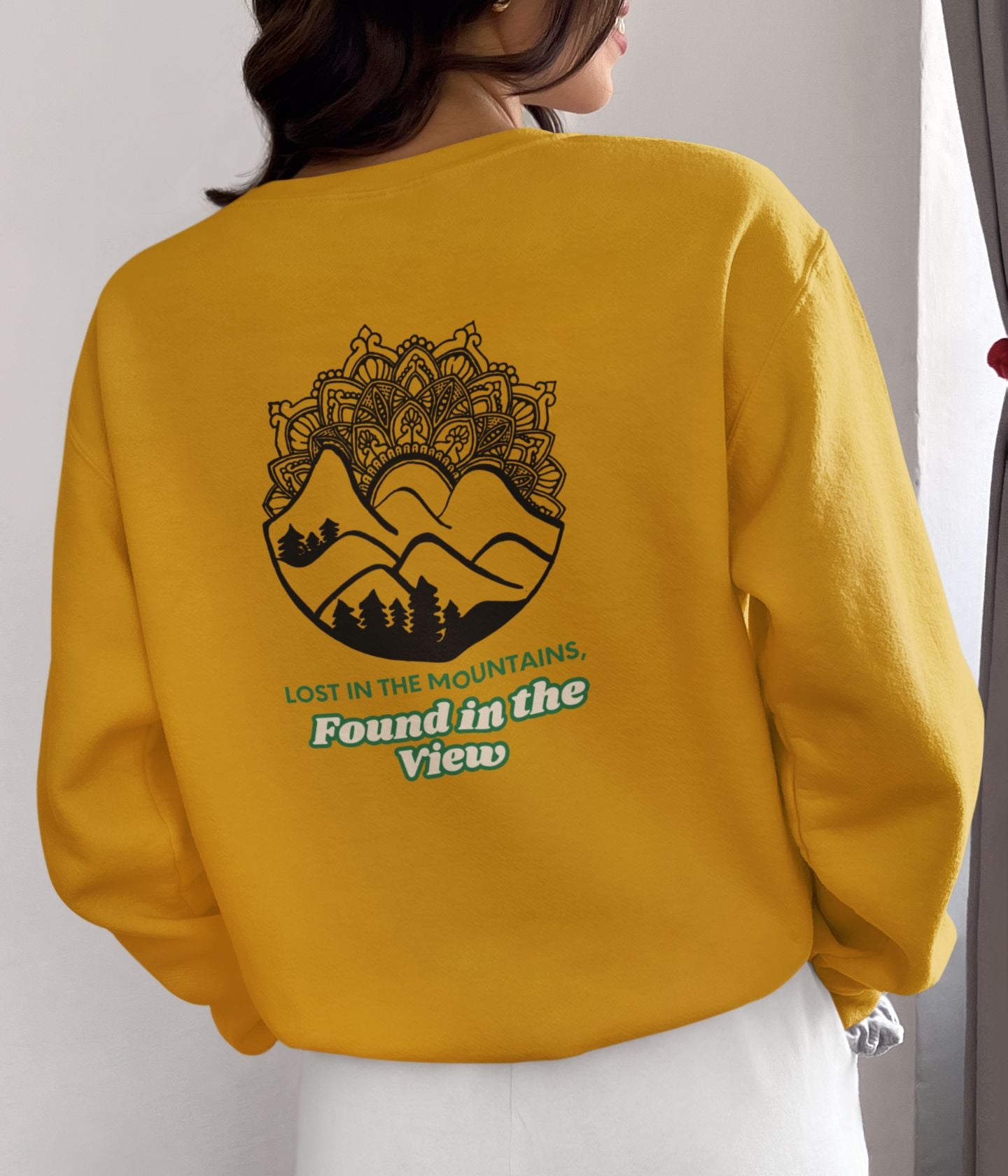 Lost In The Mountains - Unisex Sweatshirt Ai Ink™