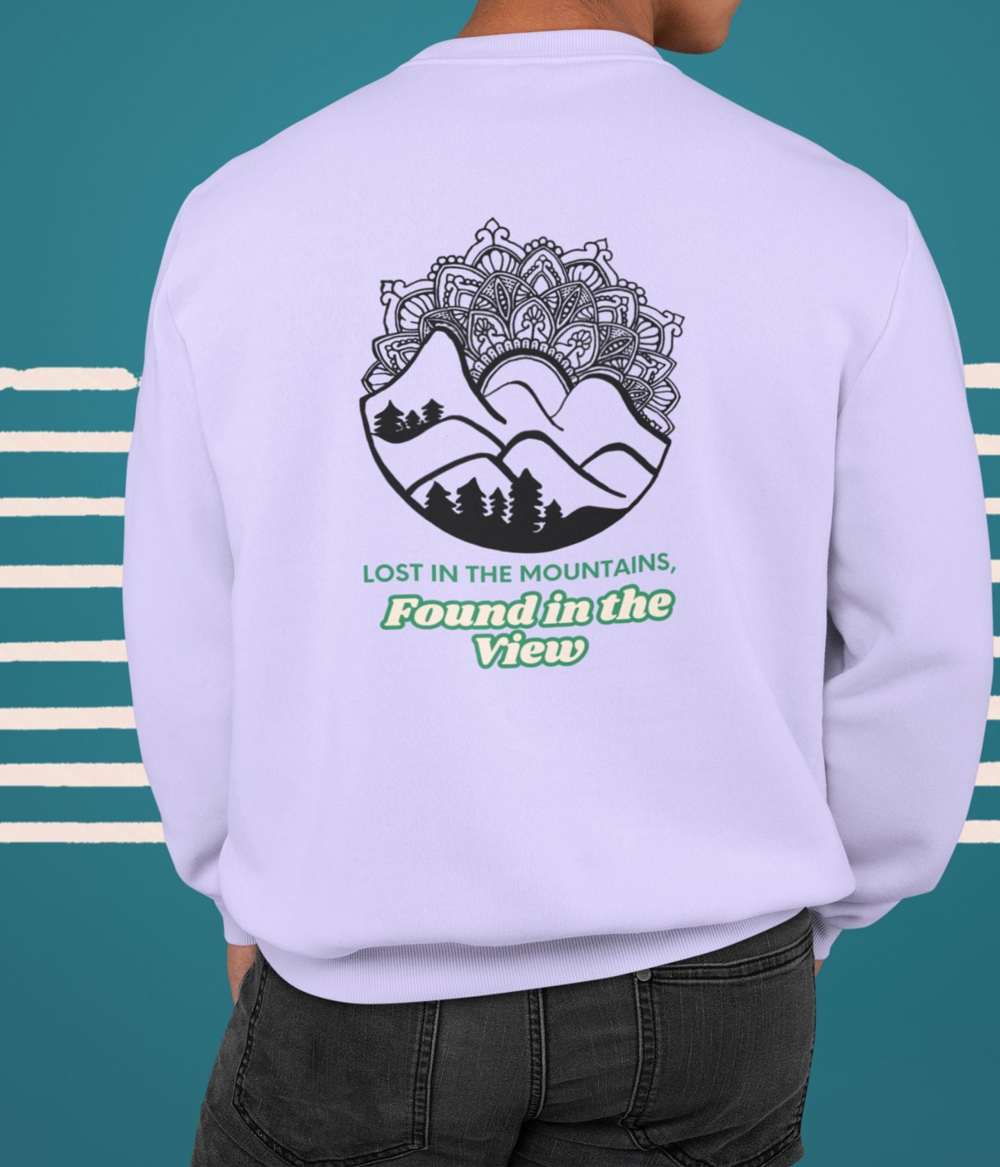 Lost In The Mountains - Unisex Sweatshirt Ai Ink™