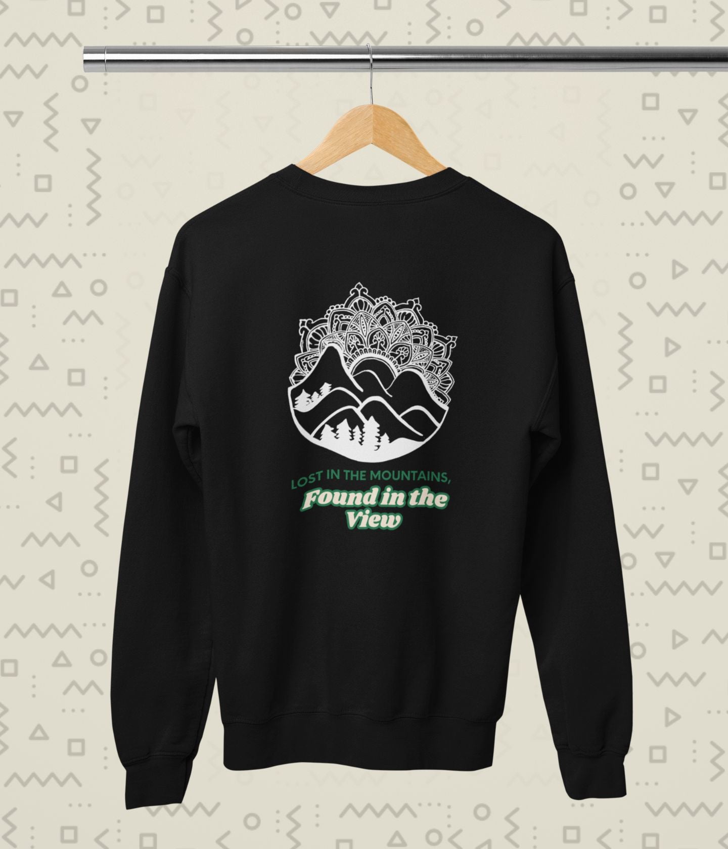 Lost In The Mountains - Unisex Sweatshirt - Dark Ai Ink™