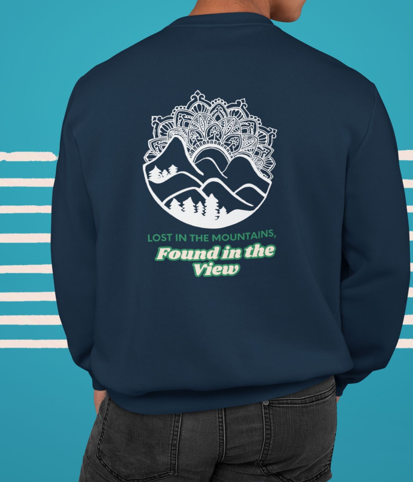 Lost In The Mountains - Unisex Sweatshirt - Dark Ai Ink™