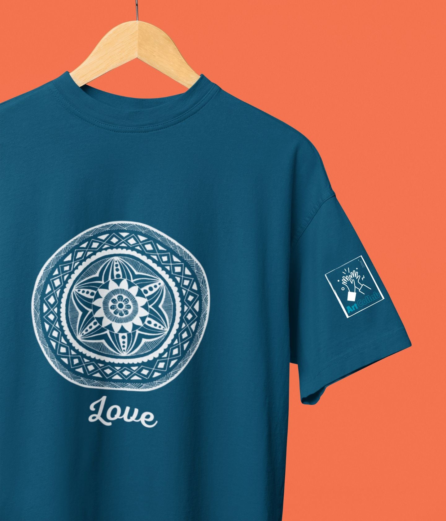 Love - Oversized Classic T-Shirt - Dark - aiink