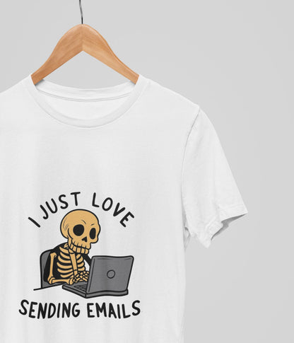 Love Sending Emails - Men's Supima Cotton T-Shirt - aiink