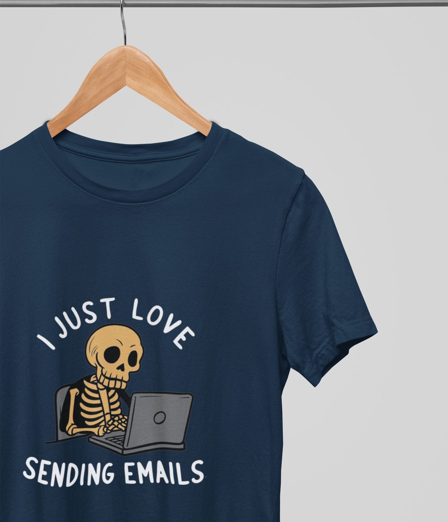 Love Sending Emails - Women's Supima Cotton T-Shirt - Dark - aiink