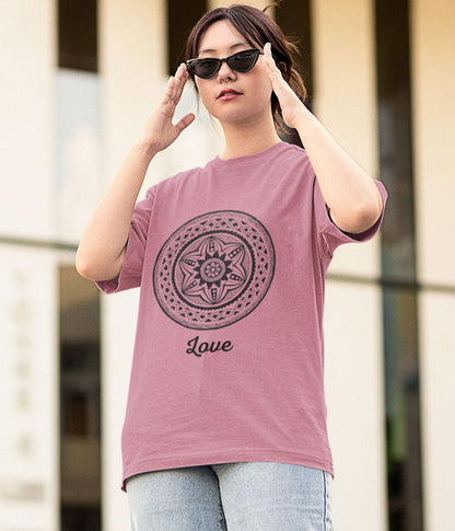 Love - Terry Oversized T-Shirt - aiink