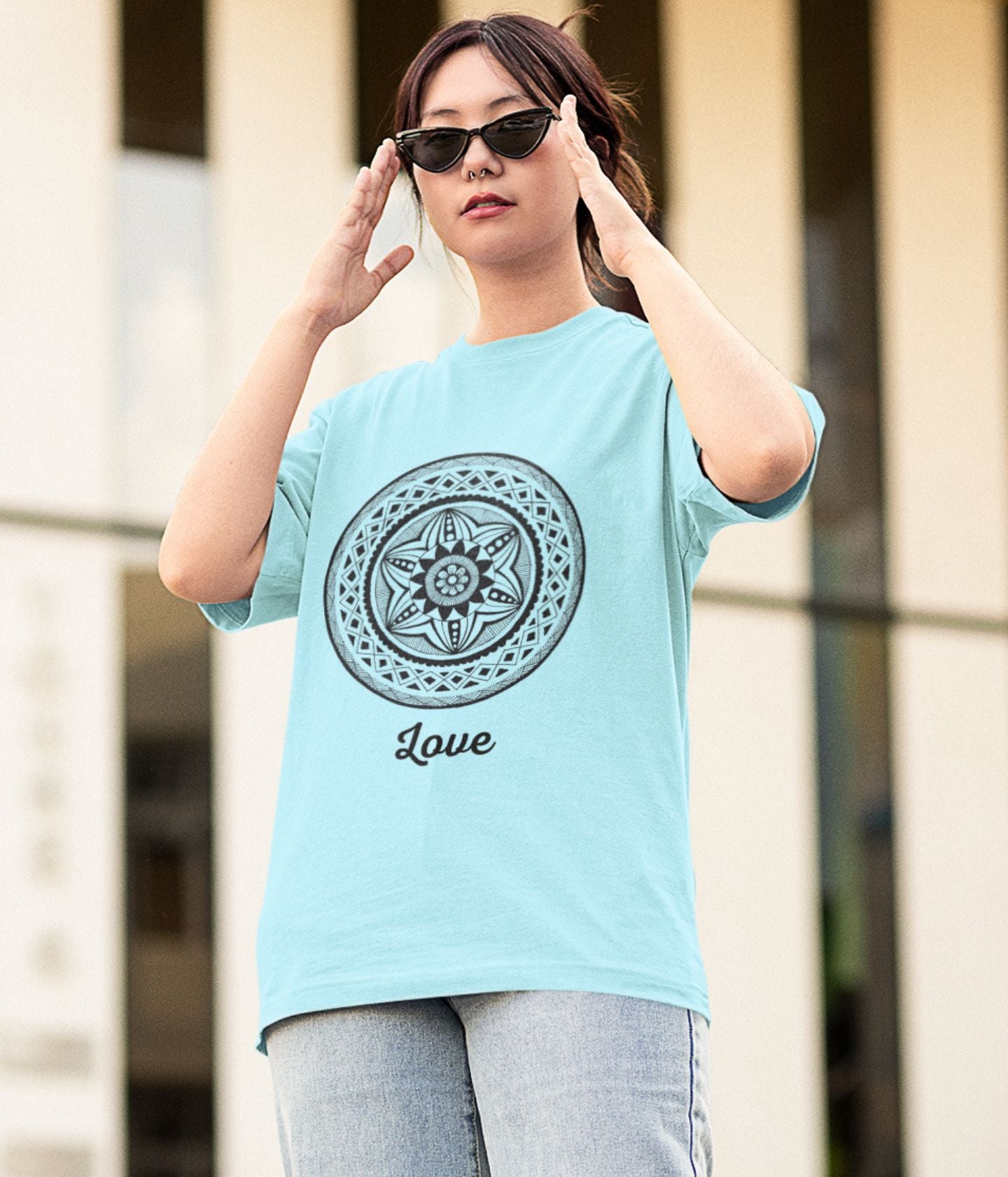 Love - Terry Oversized T-Shirt - aiink