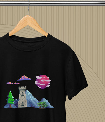 Lunar Castle - Unisex Classic T-Shirt - Dark Ai Ink™