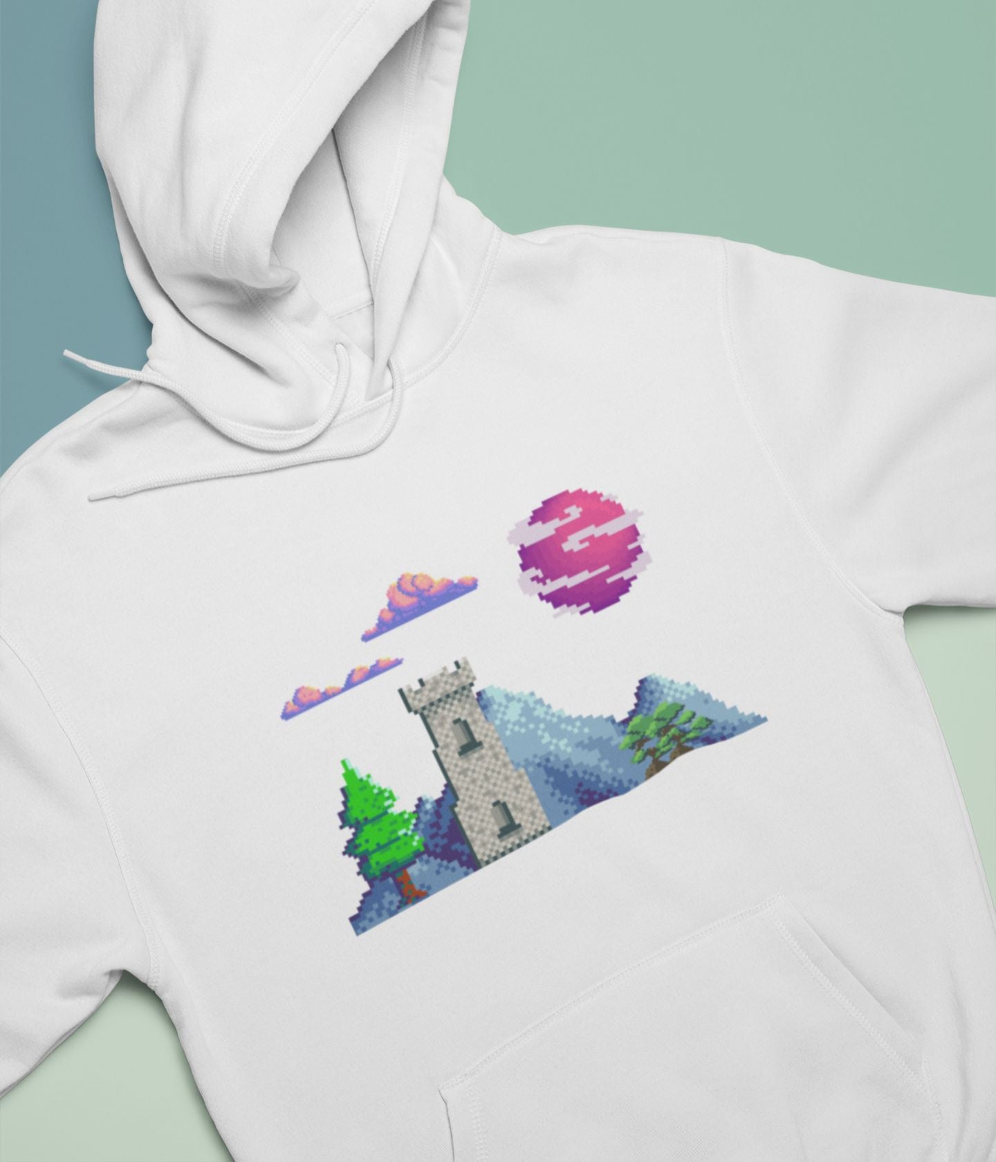 Lunar Castle - Unisex Hoodie Ai Ink™