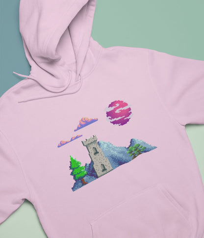 Lunar Castle - Unisex Hoodie Ai Ink™