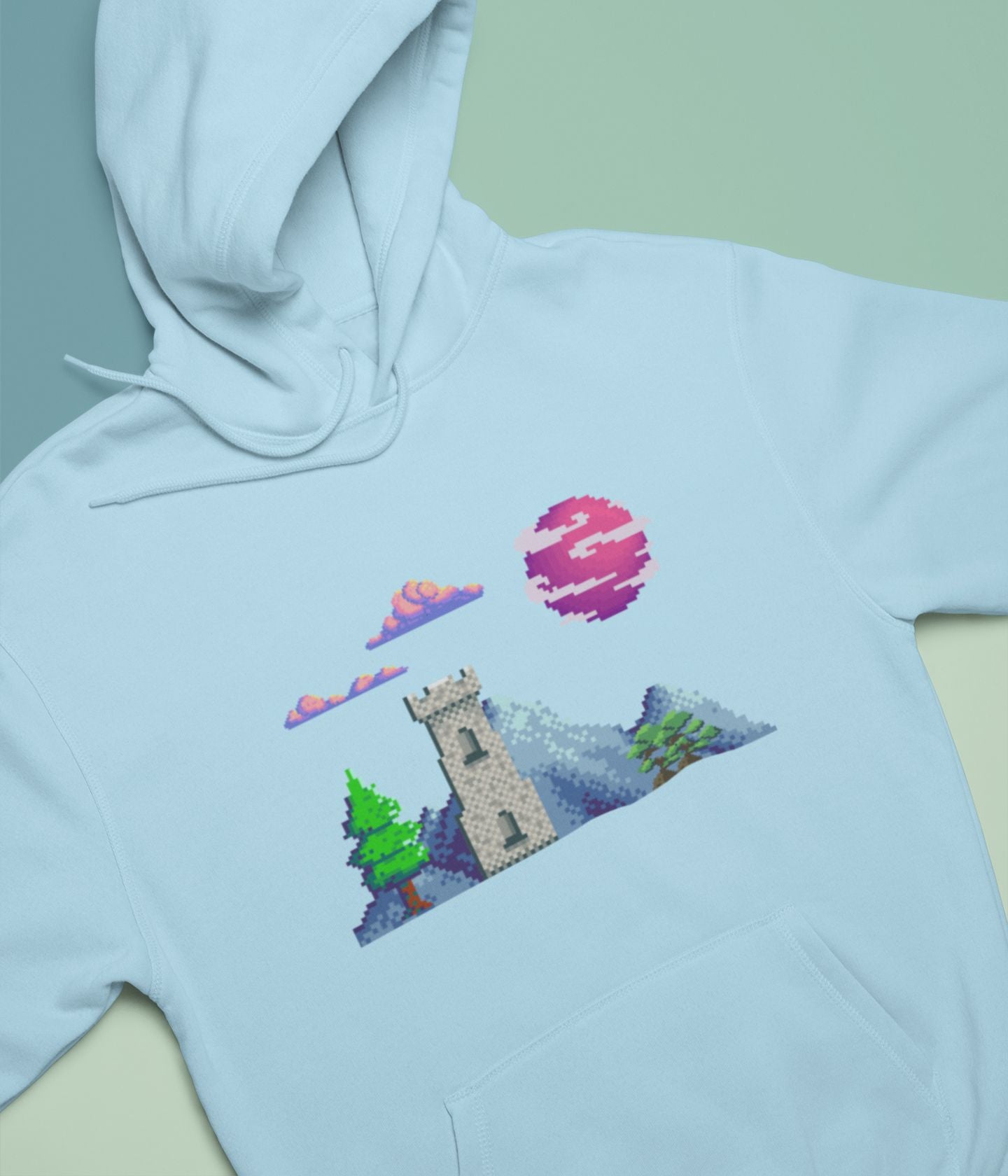 Lunar Castle - Unisex Hoodie Ai Ink™