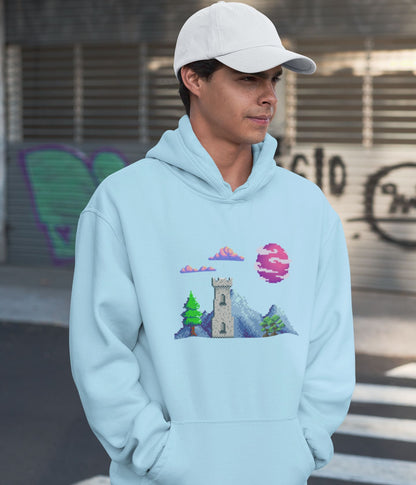 Lunar Castle - Unisex Hoodie Ai Ink™