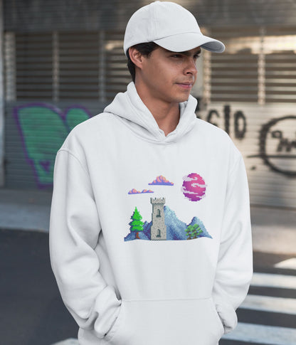 Lunar Castle - Unisex Hoodie Ai Ink™