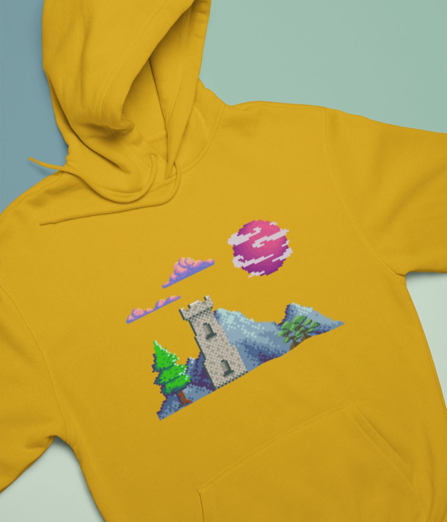 Lunar Castle - Unisex Hoodie Ai Ink™