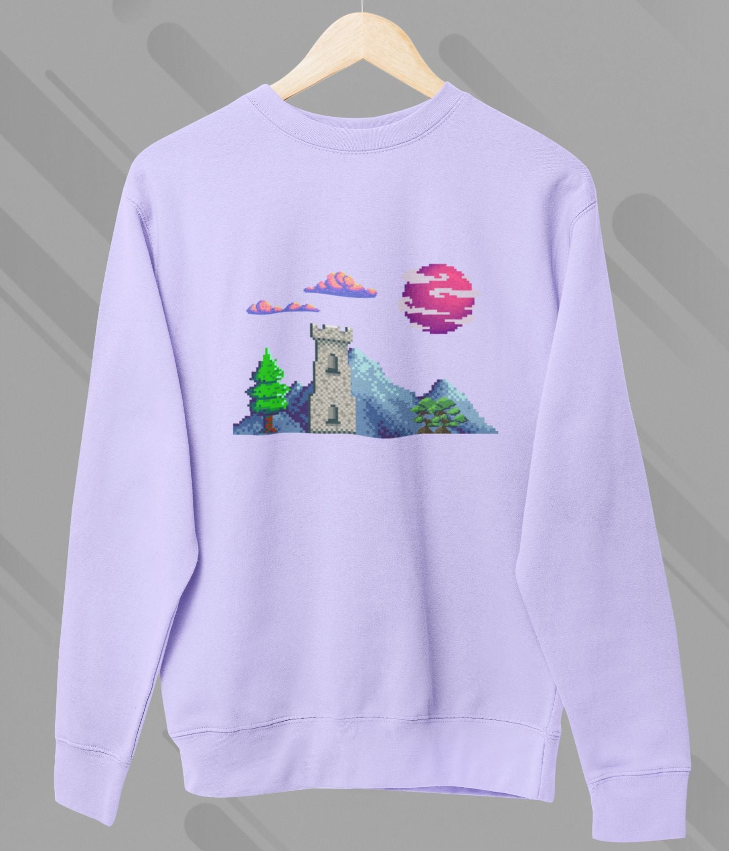 Lunar Castle - Unisex Sweatshirt Ai Ink™