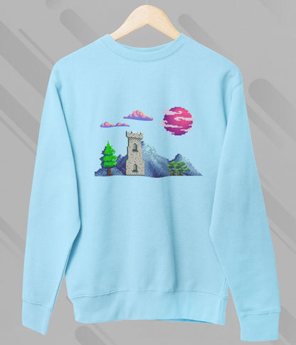 Lunar Castle - Unisex Sweatshirt Ai Ink™