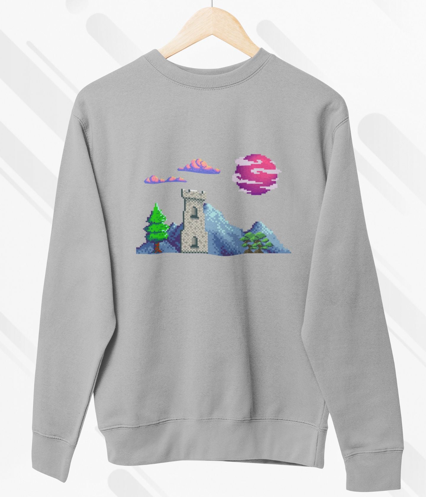 Lunar Castle - Unisex Sweatshirt Ai Ink™