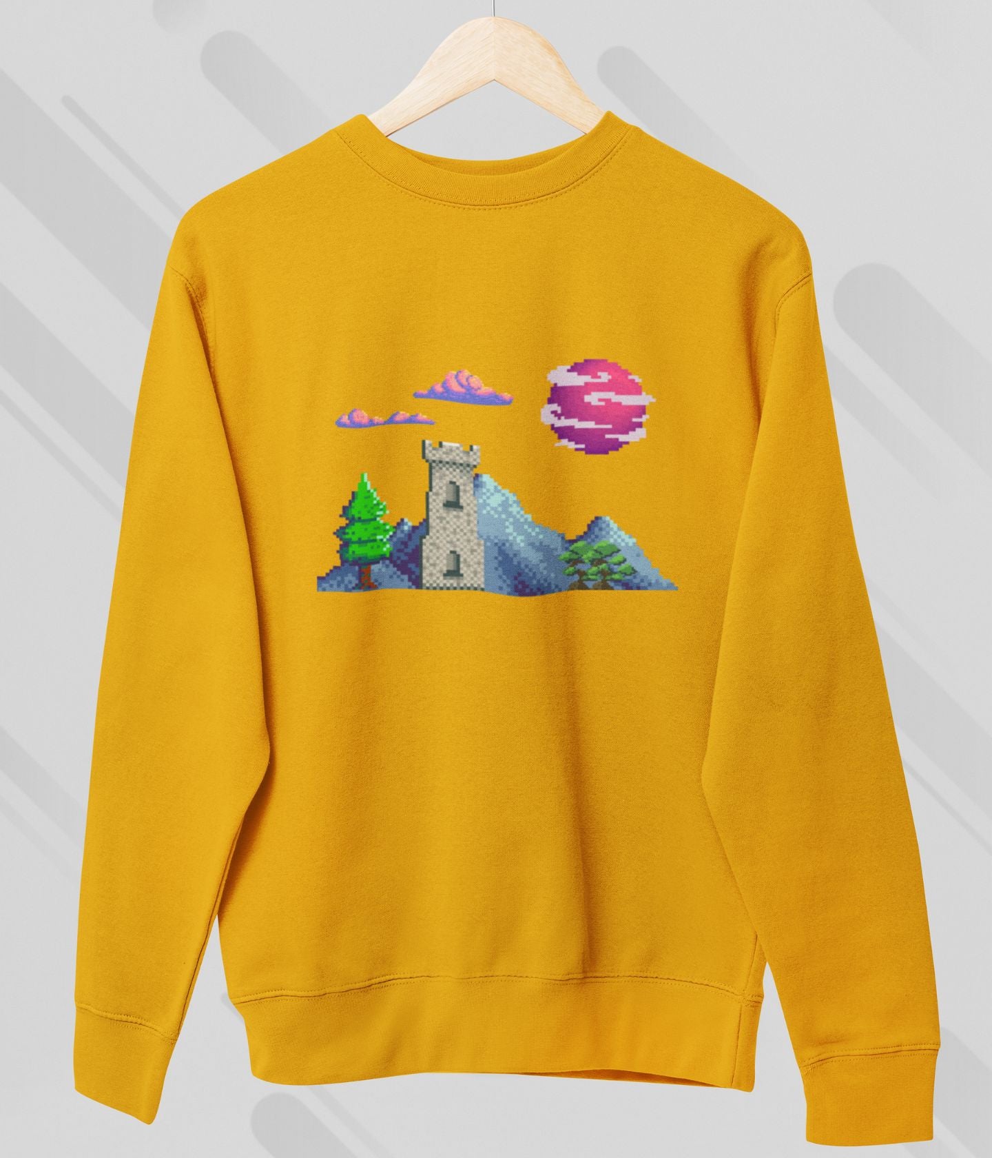 Lunar Castle - Unisex Sweatshirt Ai Ink™