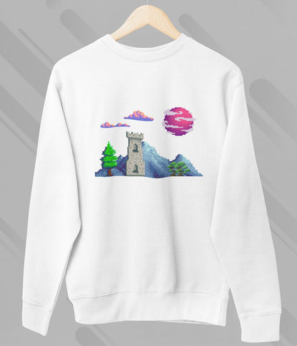 Lunar Castle - Unisex Sweatshirt Ai Ink™