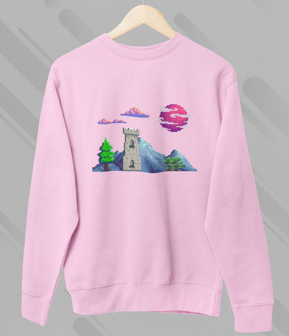 Lunar Castle - Unisex Sweatshirt Ai Ink™