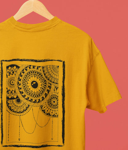 Mandala Frame - Oversized Classic T-Shirt - aiink