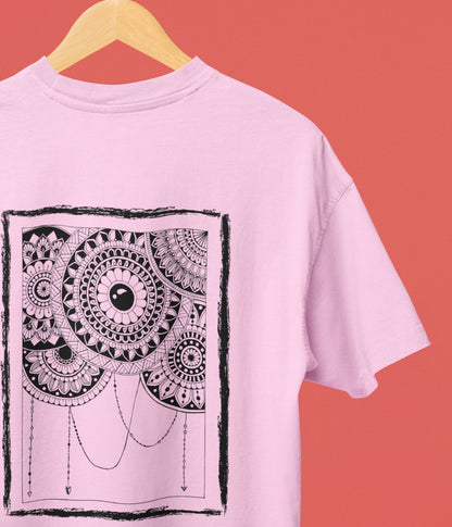 Mandala Frame - Oversized Classic T-Shirt - aiink