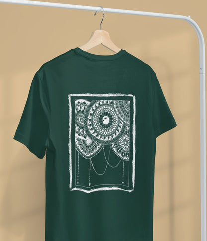 Mandala Frame - Unisex Classic T-Shirt - Dark - aiink