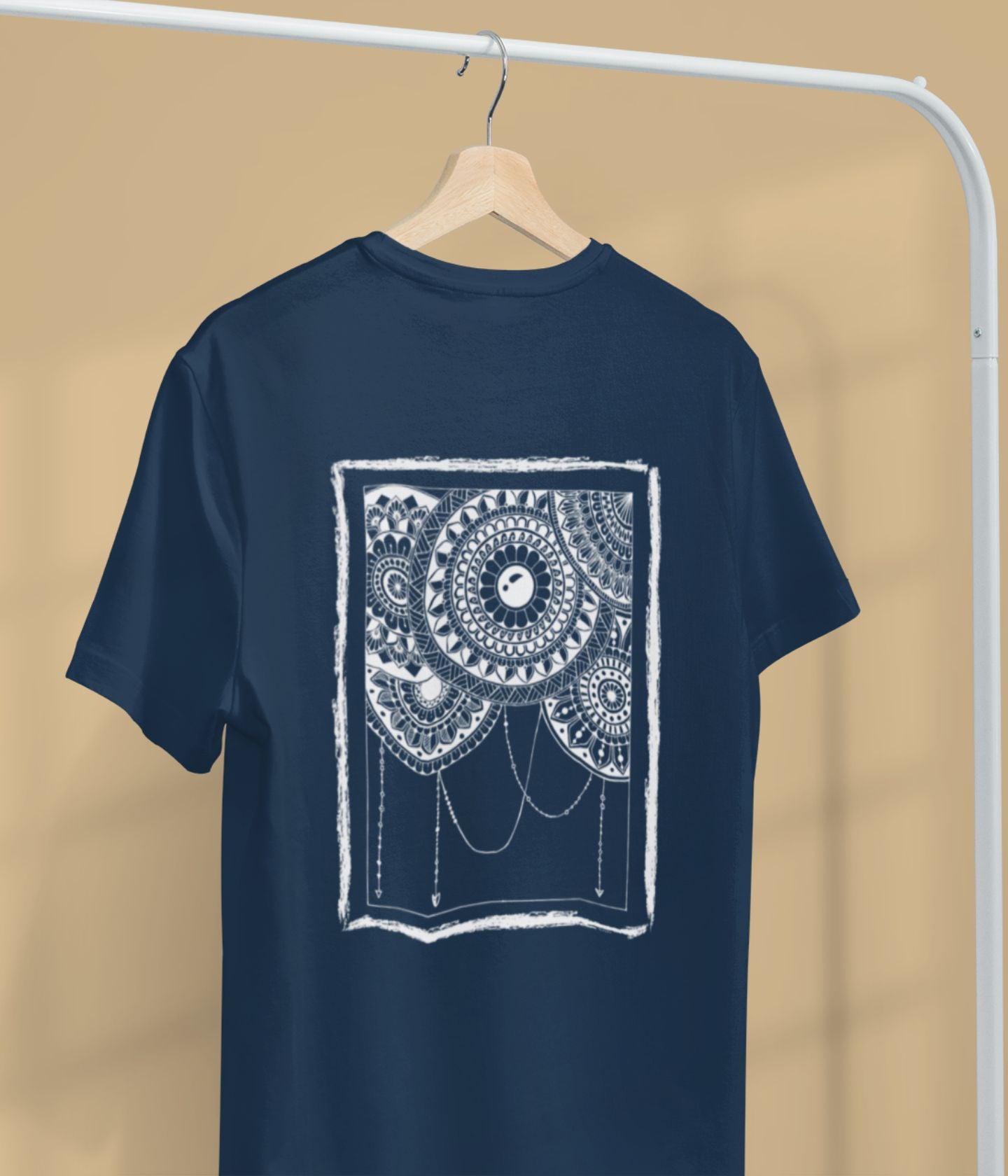 Mandala Frame - Unisex Classic T-Shirt - Dark - aiink
