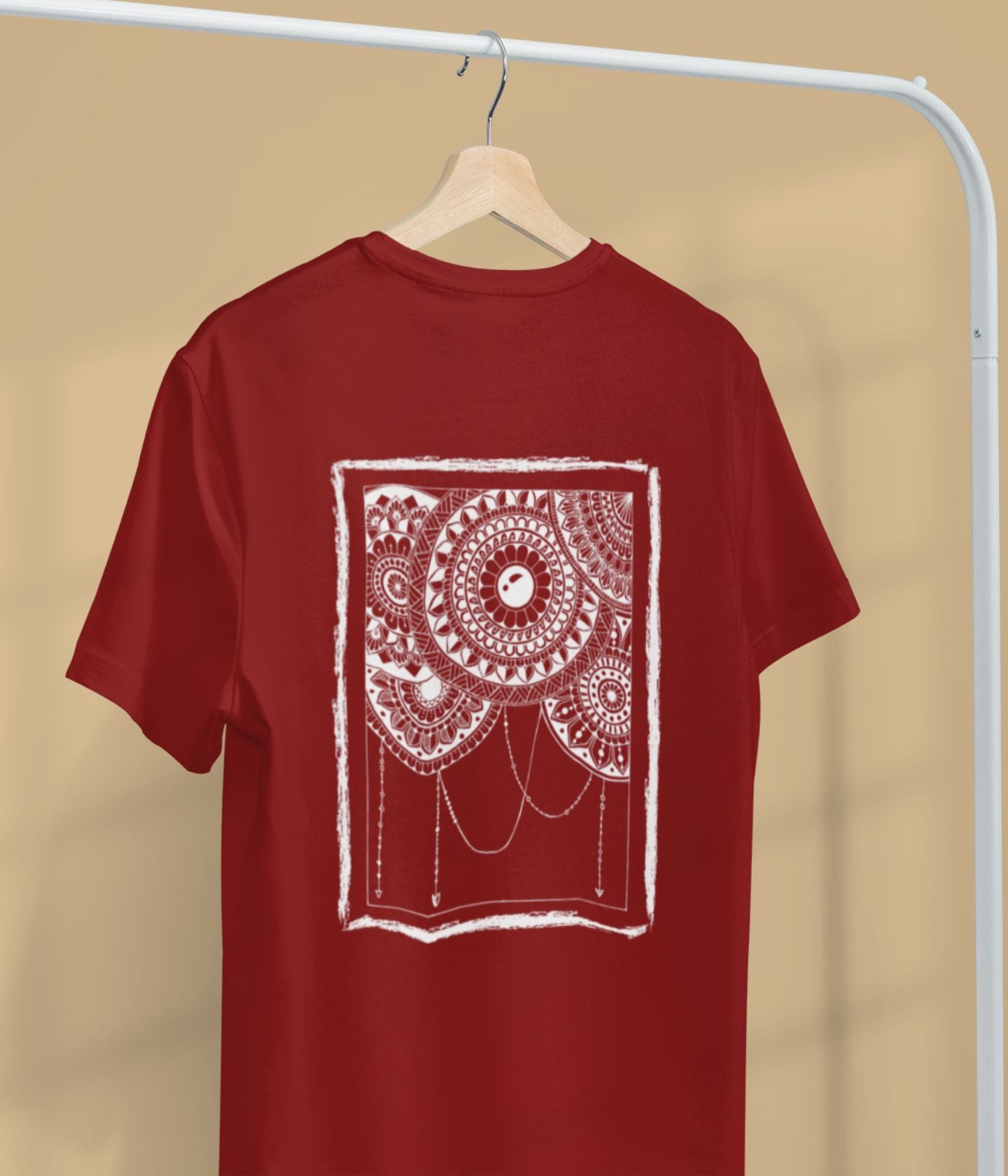Mandala Frame - Unisex Classic T-Shirt - Dark - aiink