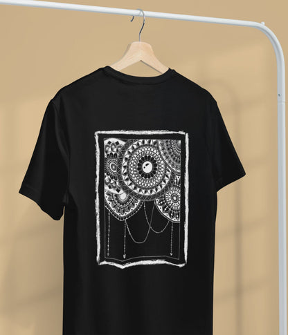 Mandala Frame - Unisex Classic T-Shirt - Dark - aiink