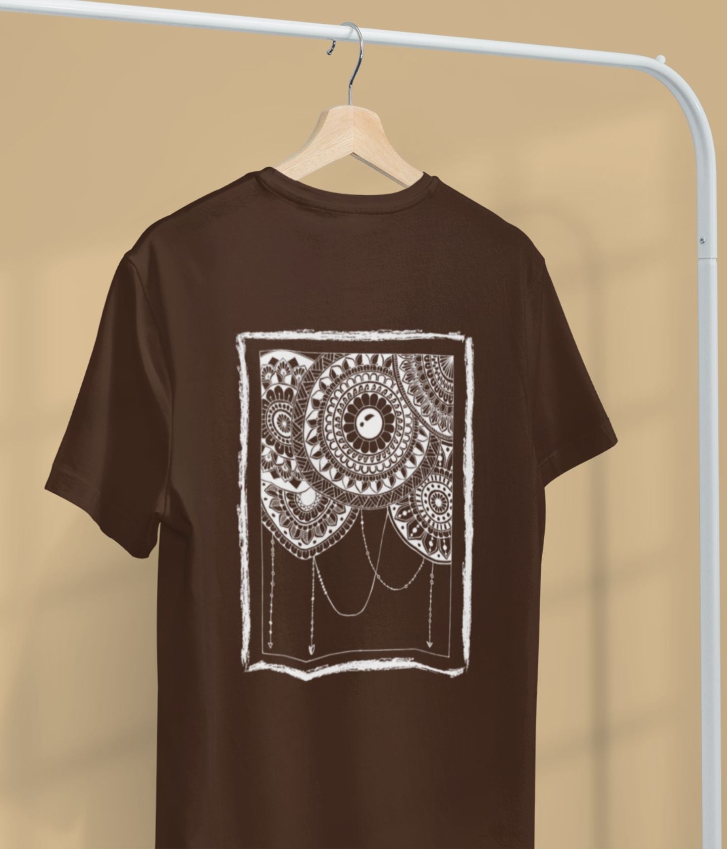 Mandala Frame - Unisex Classic T-Shirt - Dark - aiink