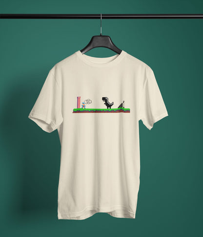 Mario Meets Dino - Unisex Classic T-Shirt Ai Ink™