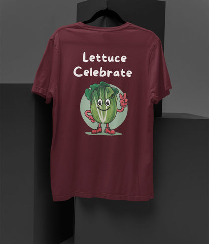 Lettuce Celebrate - Unisex Oversized Classic T-Shirt - Dark - aiink