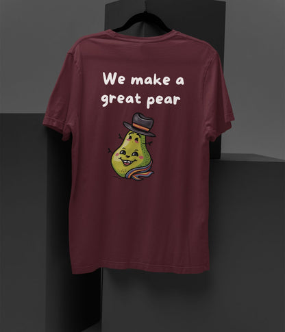 Great Pear - Unisex Oversized Classic T-Shirt- Dark - aiink