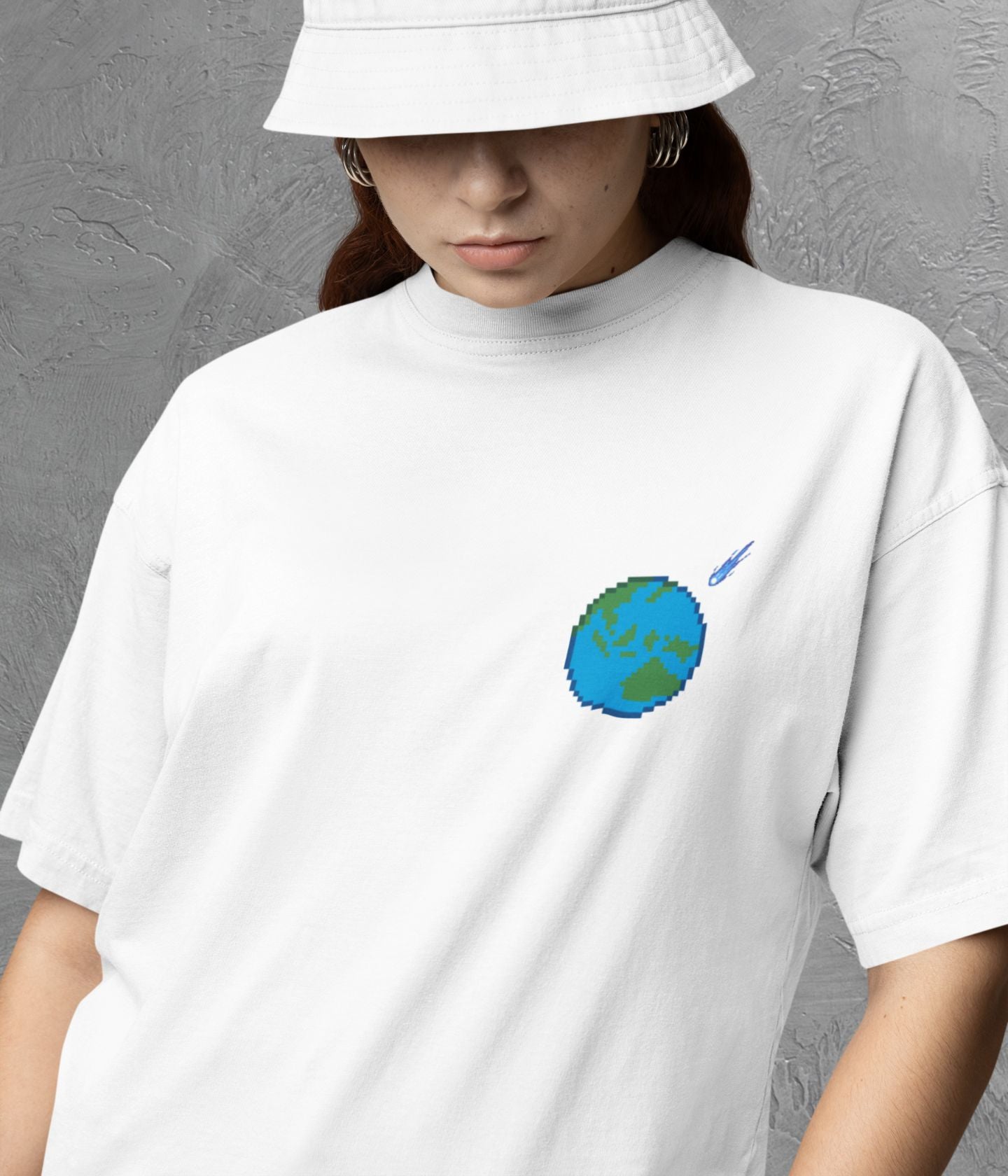 Meteor Impact - Oversized Classic T-Shirt Ai Ink™