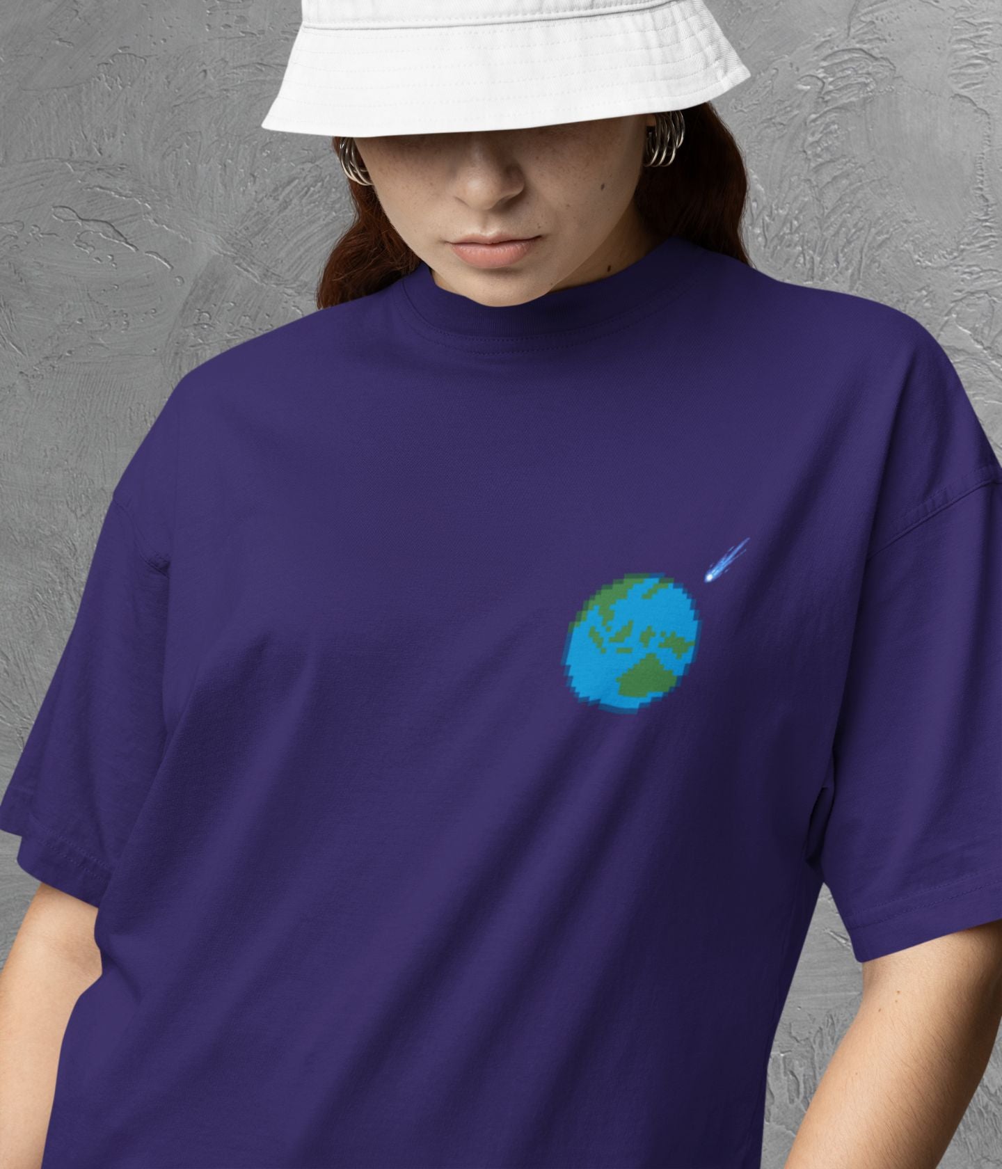 Meteor Impact - Oversized Classic T-Shirt - Dark Ai Ink™