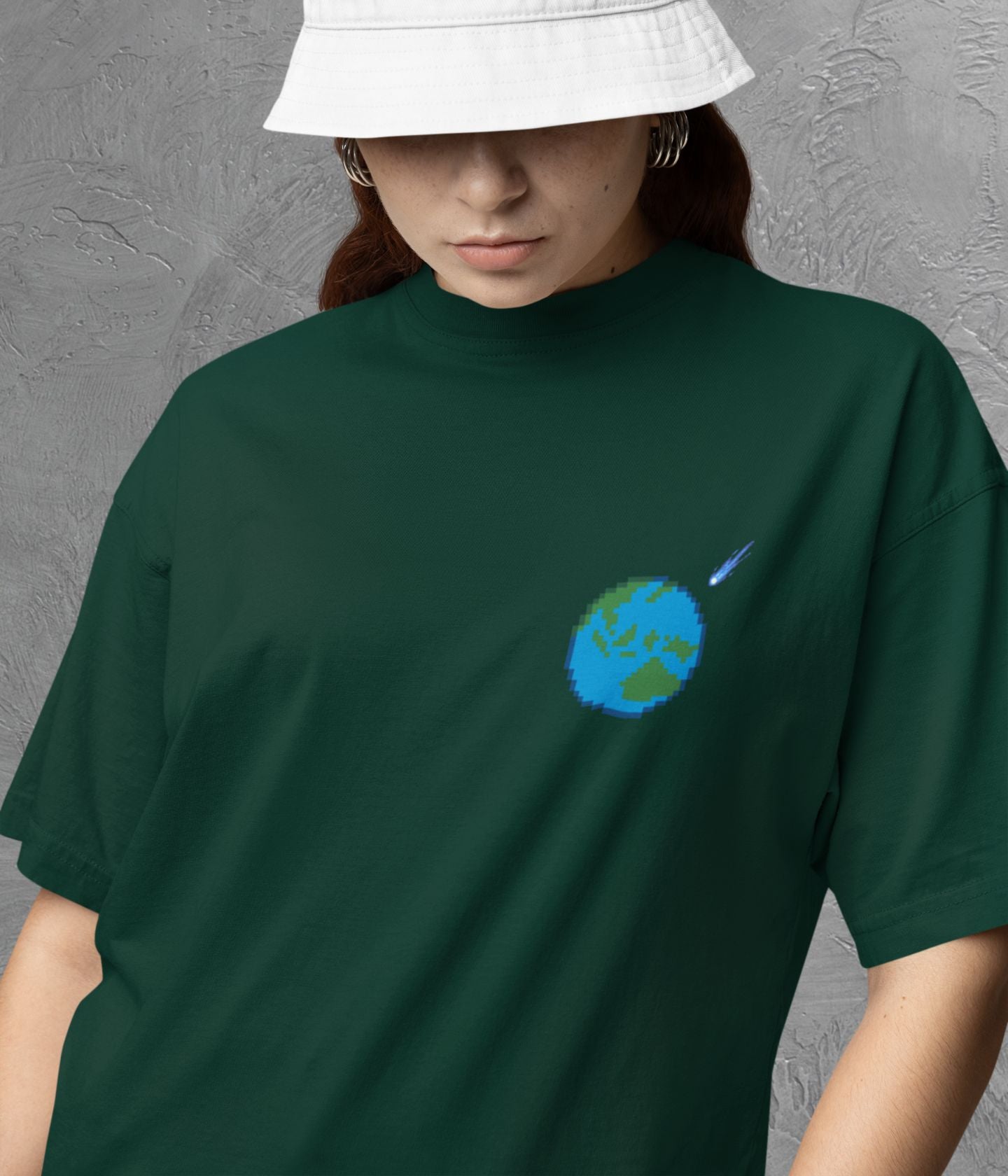 Meteor Impact - Oversized Classic T-Shirt - Dark Ai Ink™