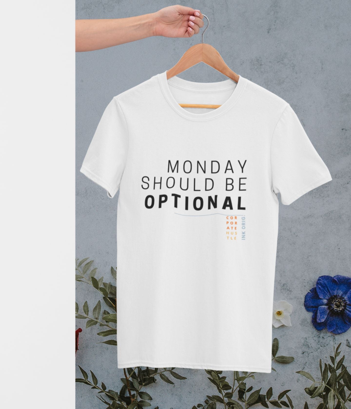 Monday Should Be Optional - Unisex Classic T-Shirt - White - aiink