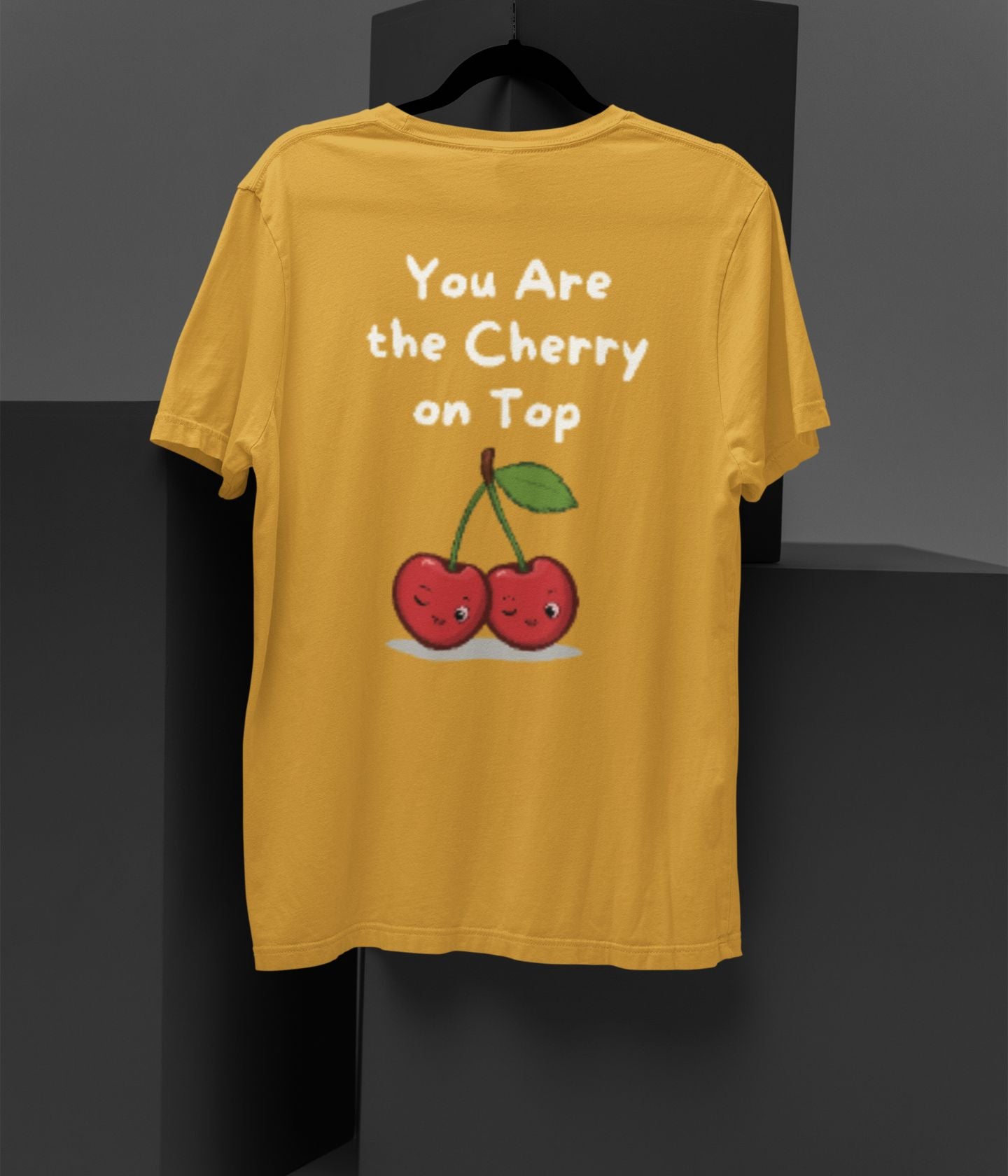 Cherry On Top - Unisex Oversized Classic T-Shirt - Dark - aiink