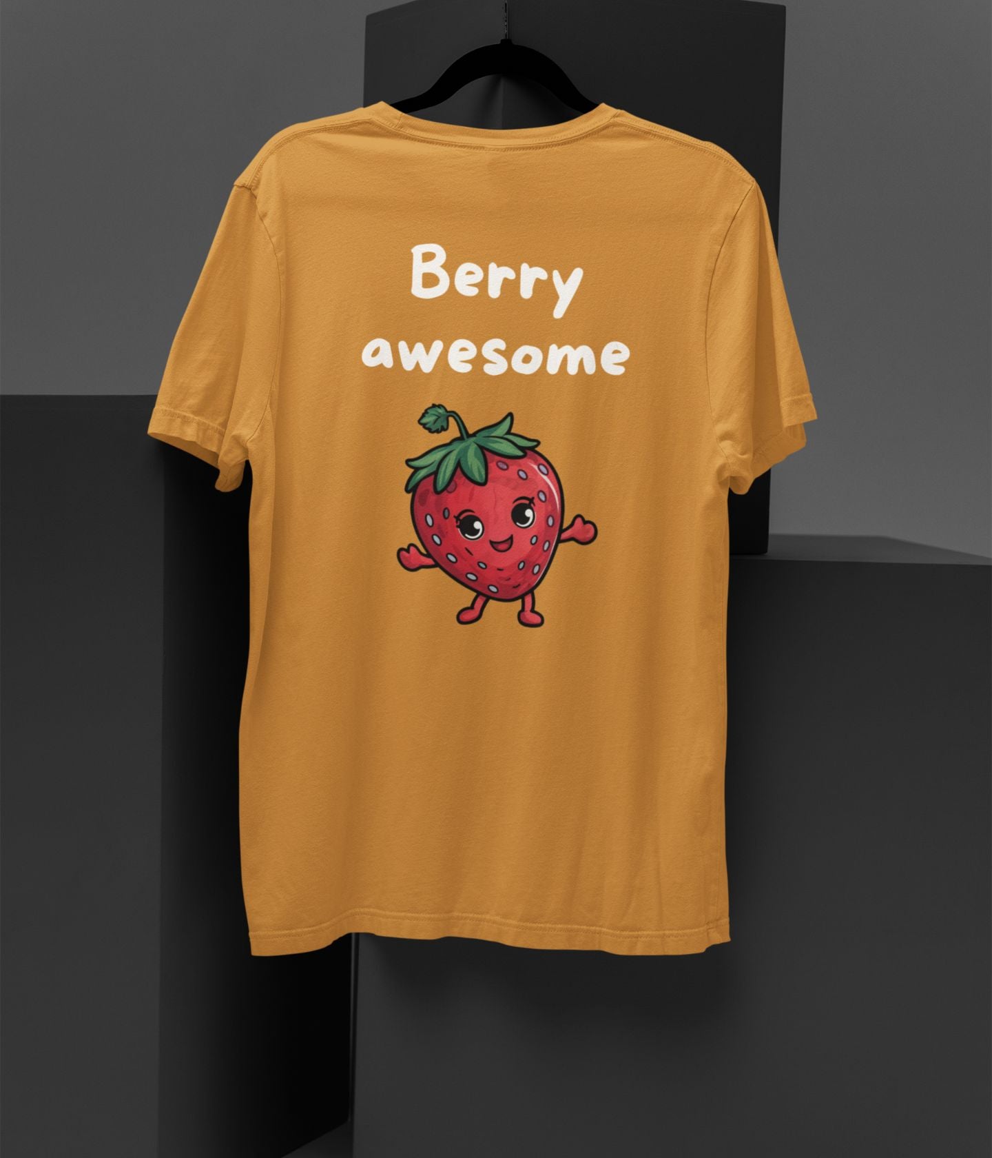 Berry Awesome  - Unisex Oversized Classic T-Shirt - Dark - aiink