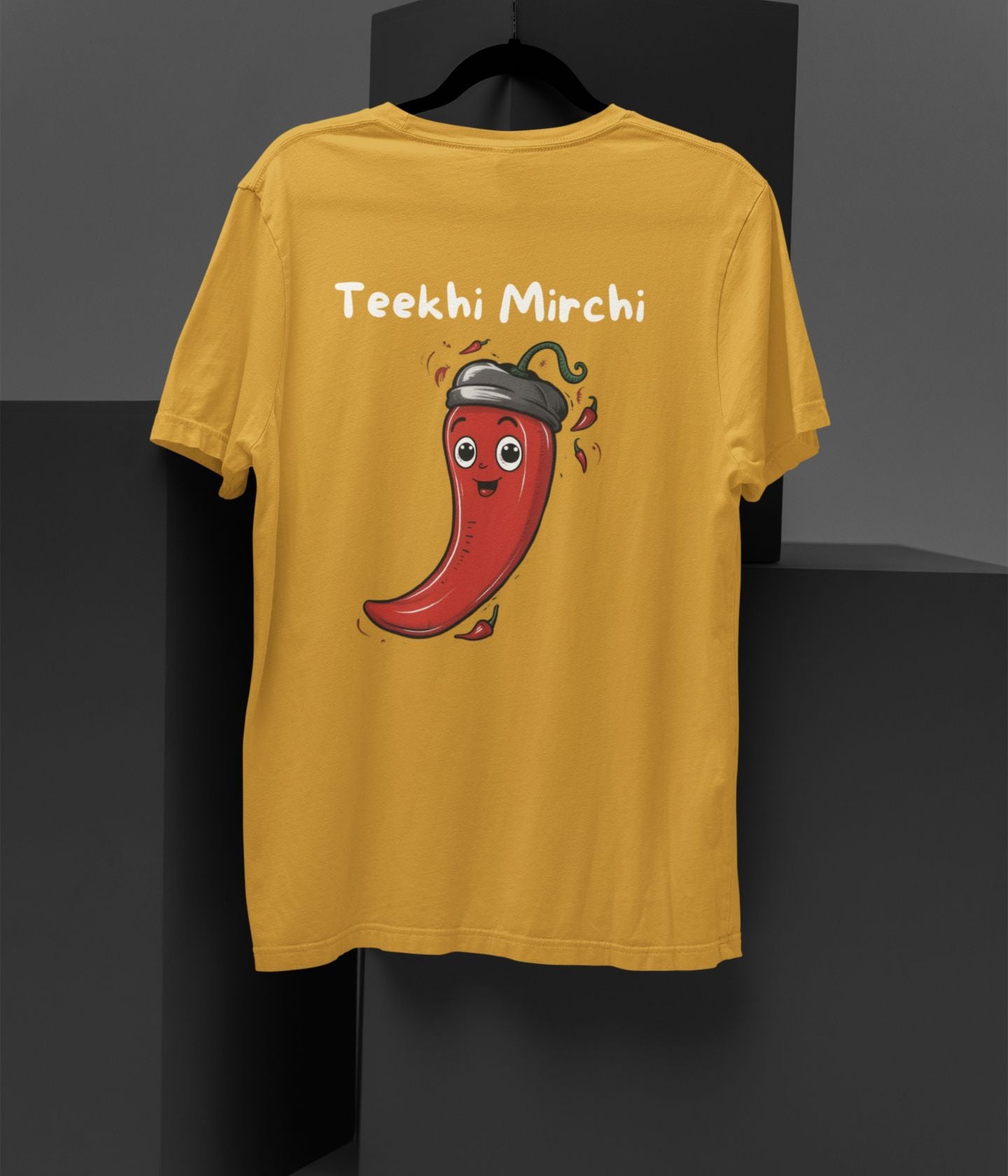 Teekhi Mirchi - Unisex Oversized Classic T-Shirt - Dark - aiink