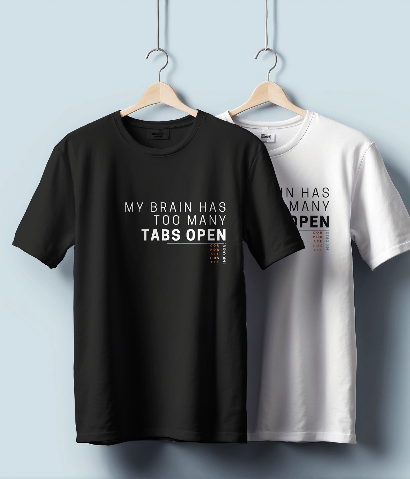 My Brain Has Too Many Tabs Open - Unisex Classic T-Shirt - Black - aiink