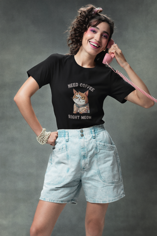 Need Coffee! - Women's Supima Cotton T-Shirt - aiink