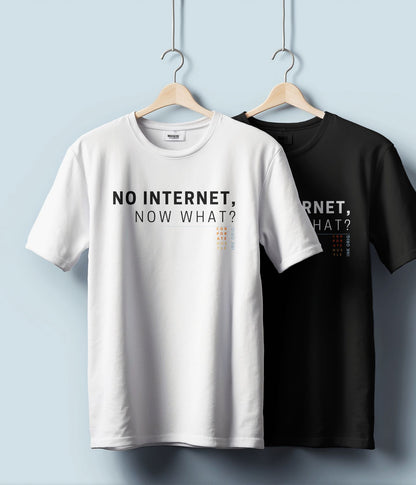 No Internet, Now What? - Unisex Classic T-Shirt - White - aiink