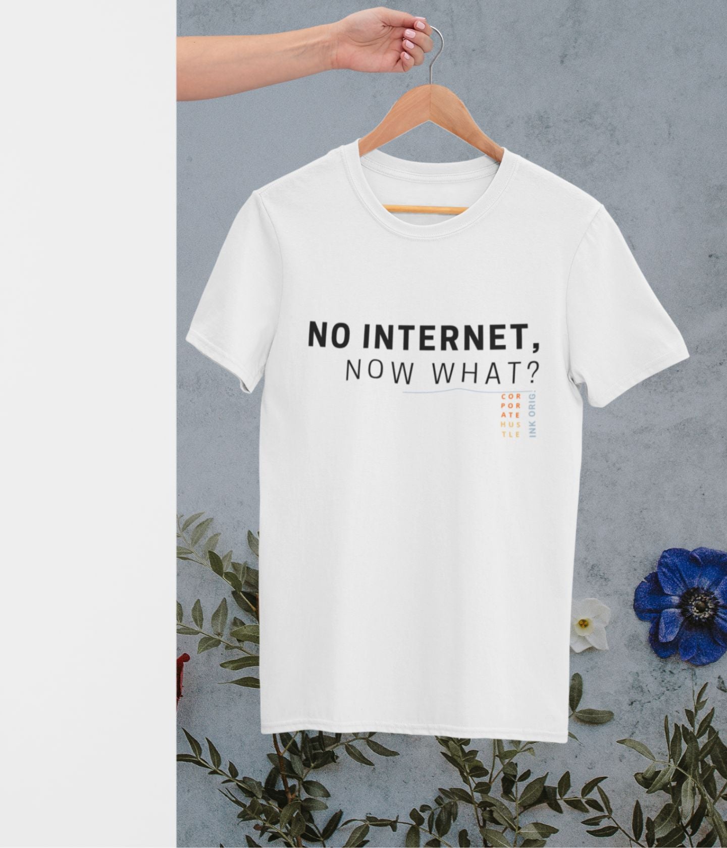 No Internet, Now What? - Unisex Classic T-Shirt - White - aiink