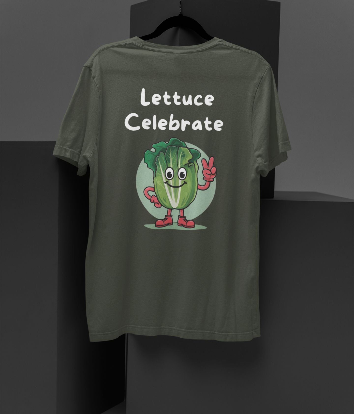 Lettuce Celebrate - Unisex Oversized Classic T-Shirt - Dark - aiink