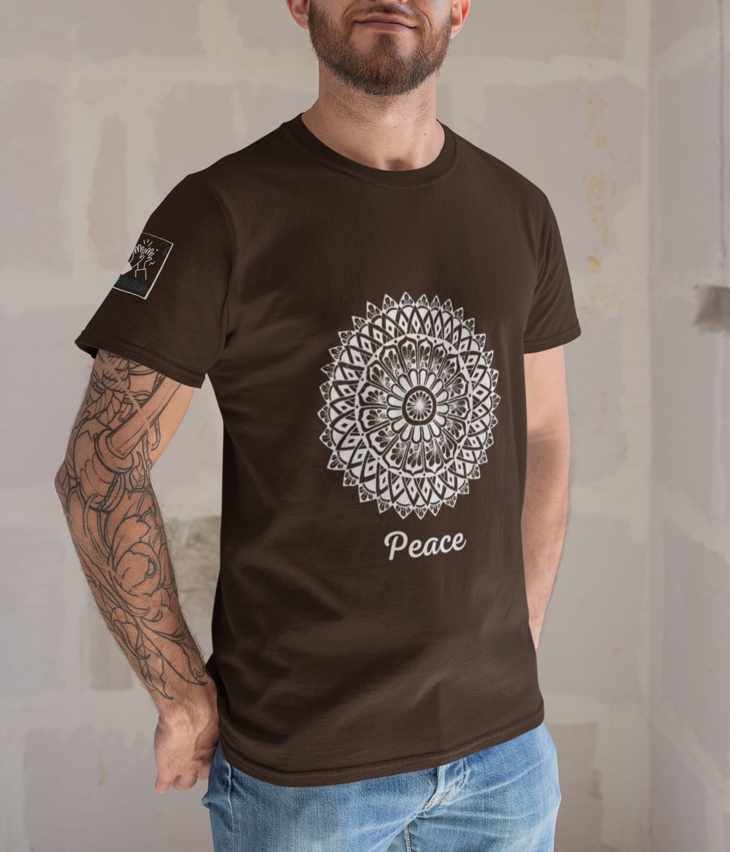 Peace - Unisex Classic T-Shirt - Dark - aiink