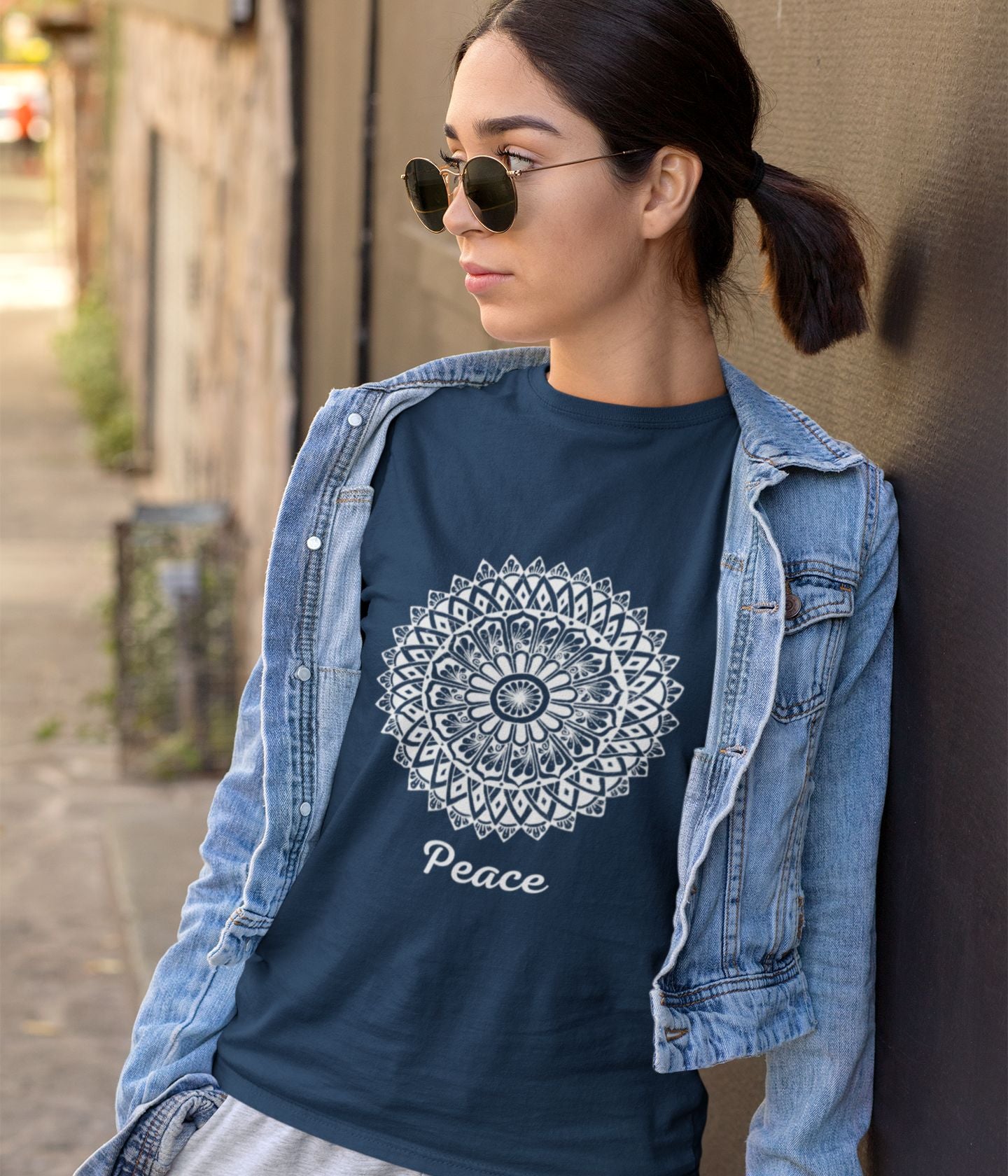 Peace - Unisex Classic T-Shirt - Dark - aiink