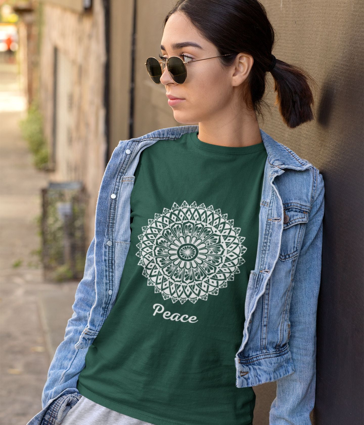 Peace - Unisex Classic T-Shirt - Dark - aiink