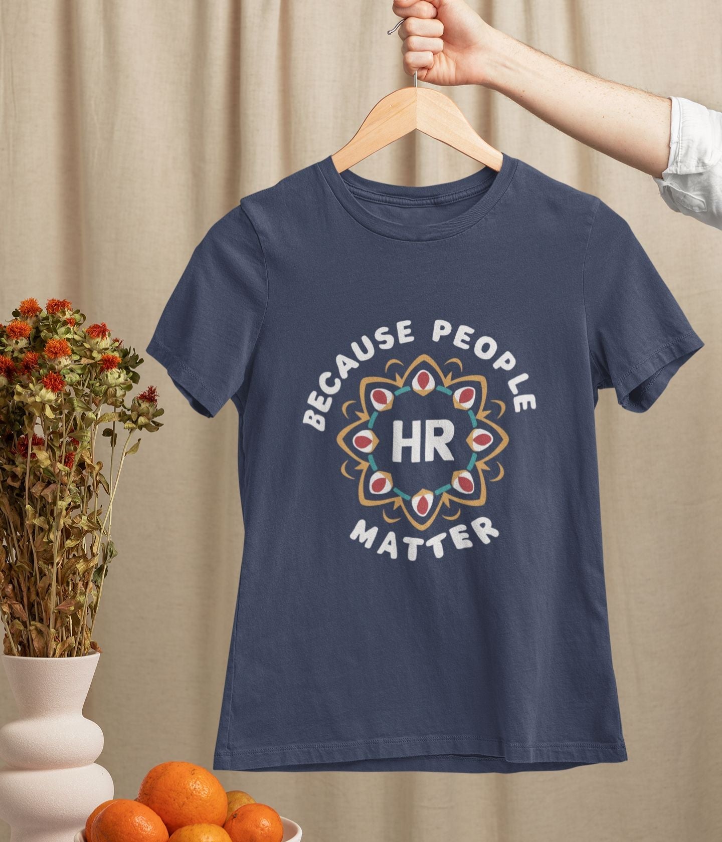 People Matter - Women's Supima Cotton T-Shirt - Dark - aiink