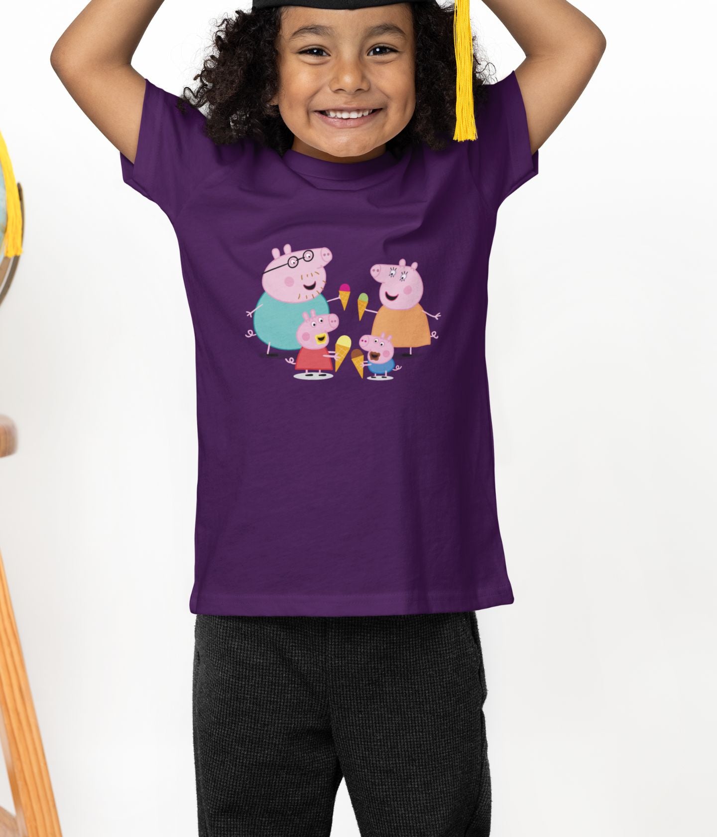 Peppa Pig - 5 Year Olds' Kids' Unisex T-Shirt - aiink