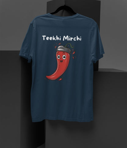 Teekhi Mirchi - Unisex Oversized Classic T-Shirt - Dark - aiink